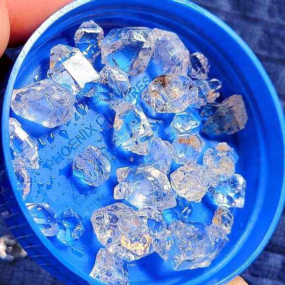 Lot of 21pcs. Mini Herkimer Diamond Crystal 70ctw+ Lot Crystals Rare High Grade - Picture 10 of 10